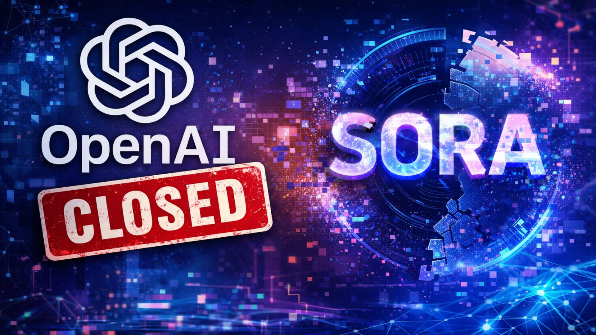 OpenAI chiude Sora: fine della corsa ai video AI o cambio di strategia